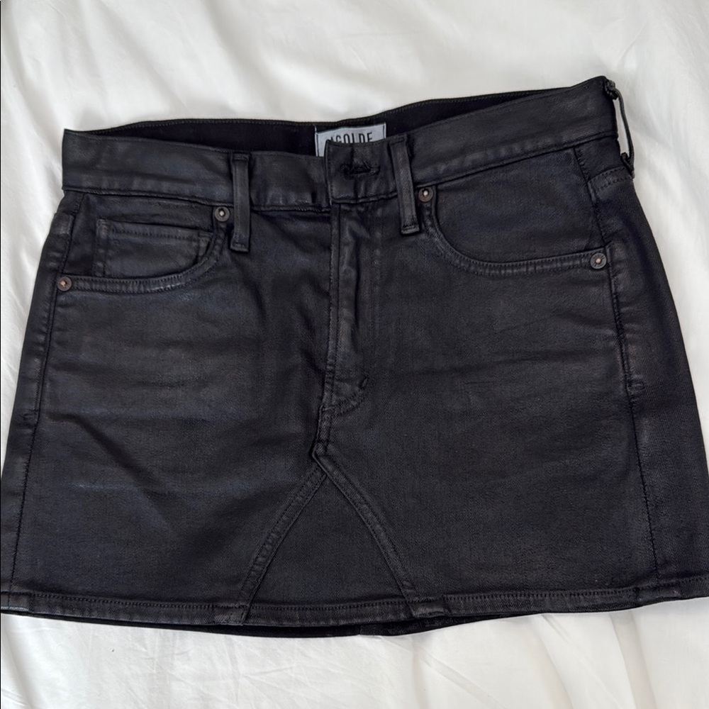 AGOLDE - Black Mini Skirt